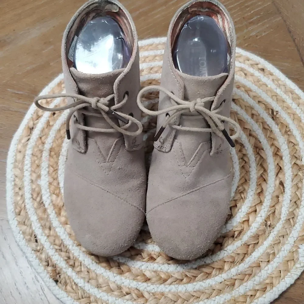 Toms wedge bootie